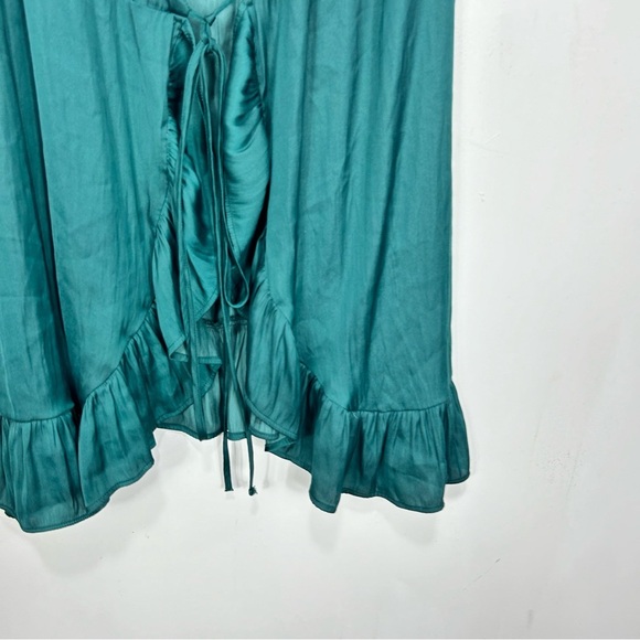 INTAMITELY FREE PEOPLE all my love shine wrap slip dress Q19 - Picture 3 of 7